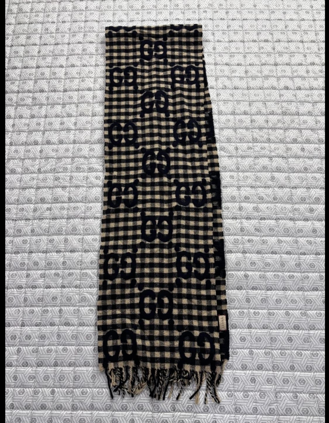 구찌 체크 머플러 상품이미지4