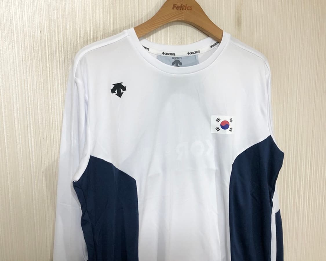 데상트국대 국대KOREA 국대트레이닝 긴팔티셔츠(흰) L(100) 상품이미지5