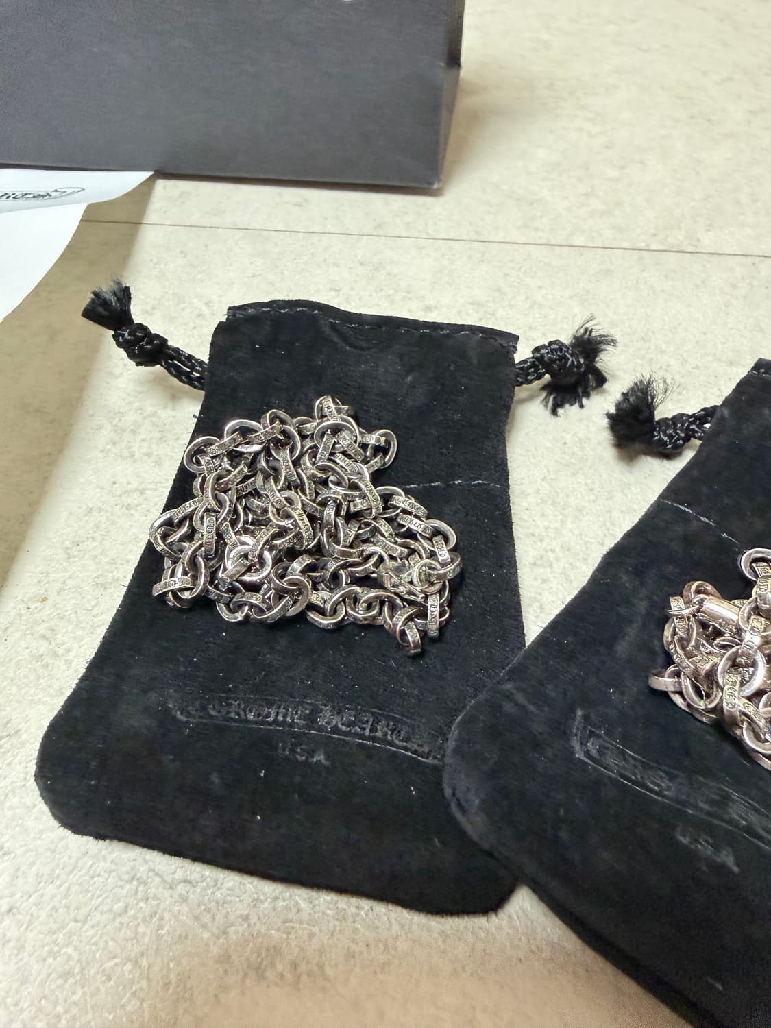 (새상품) 크롬하츠 20인치 페이퍼체인  상품이미지2