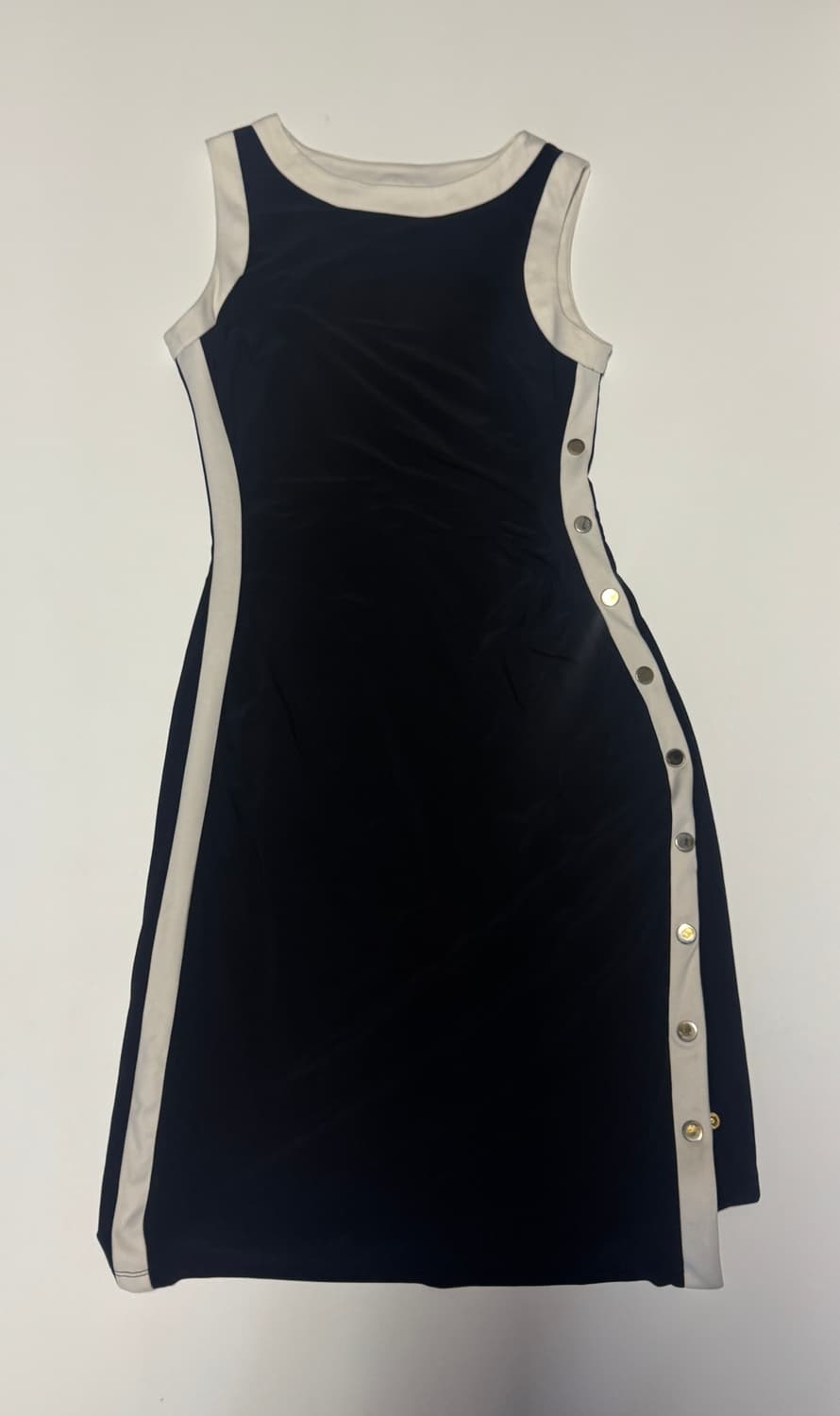 여성 랄프로렌 그린라벨 셔링 스판 슬리브리스 원피스 4 xs 상품이미지1