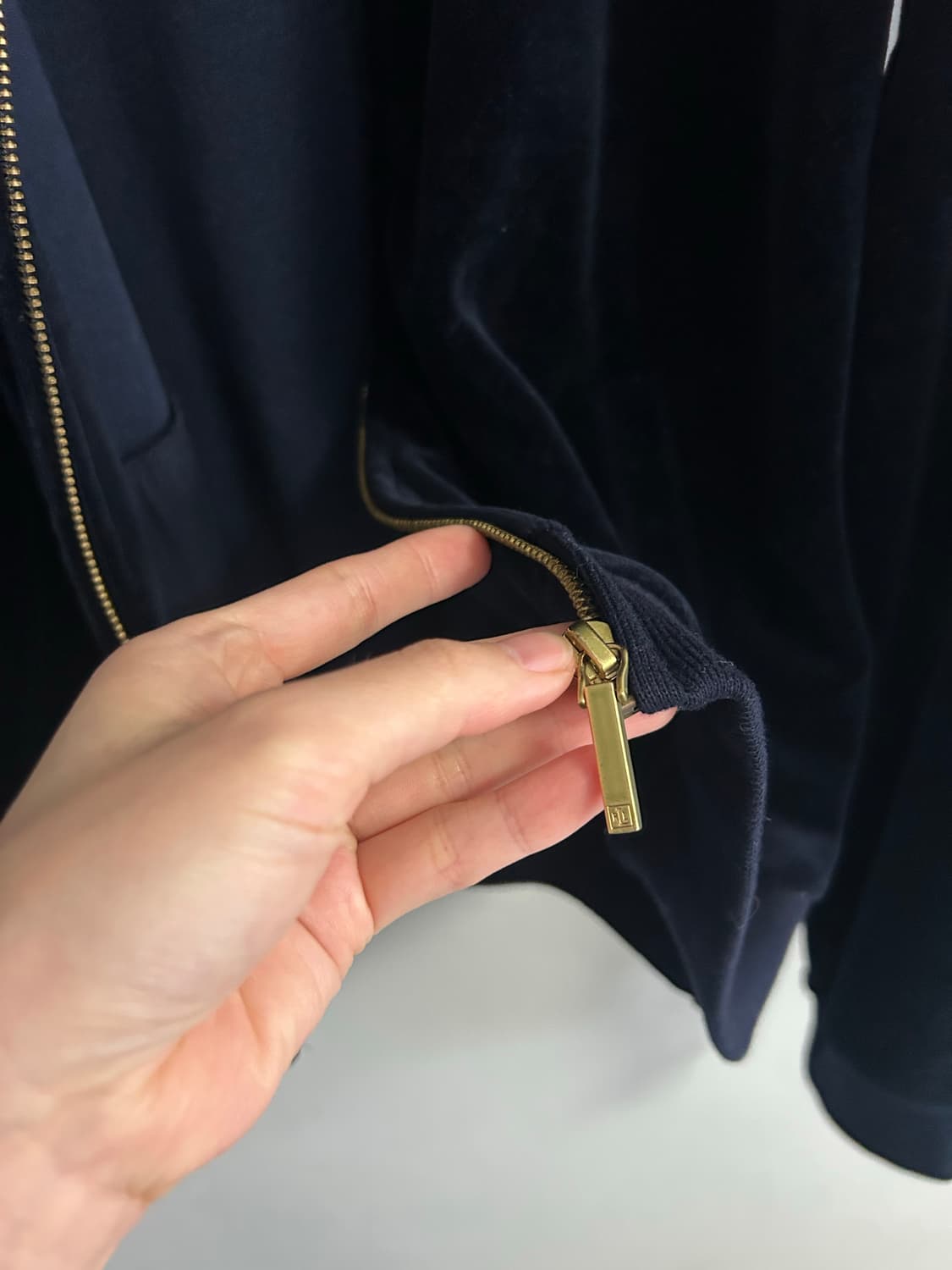 폴로 벨벳 집업 S 상품이미지2