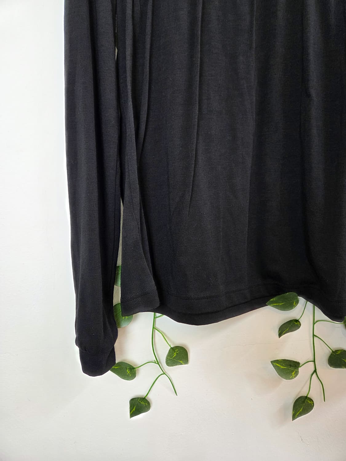 블랙 목폴라 슬리브 상품이미지3