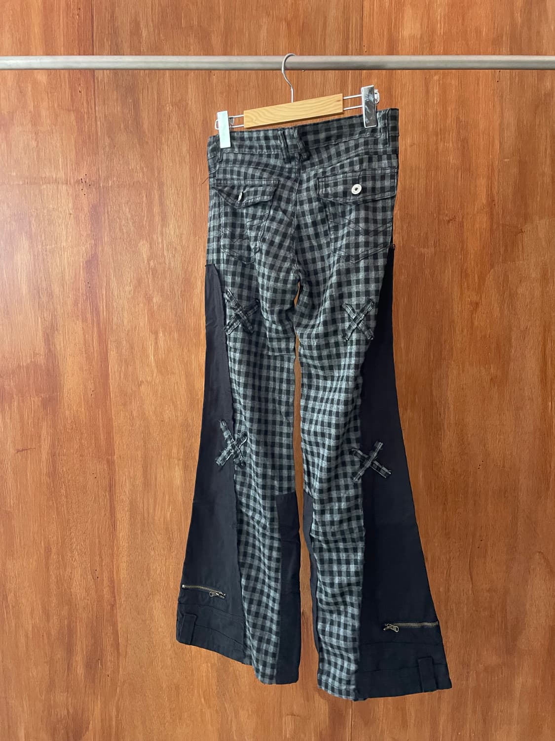 Check grunge boots-cut pants 상품이미지8