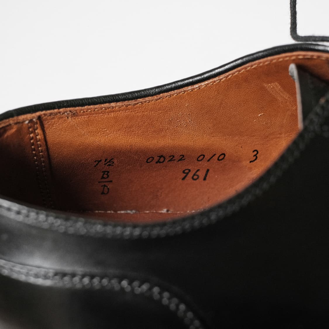 알든 961 7.5D NST 블랙 카프 더비슈즈  상품이미지8