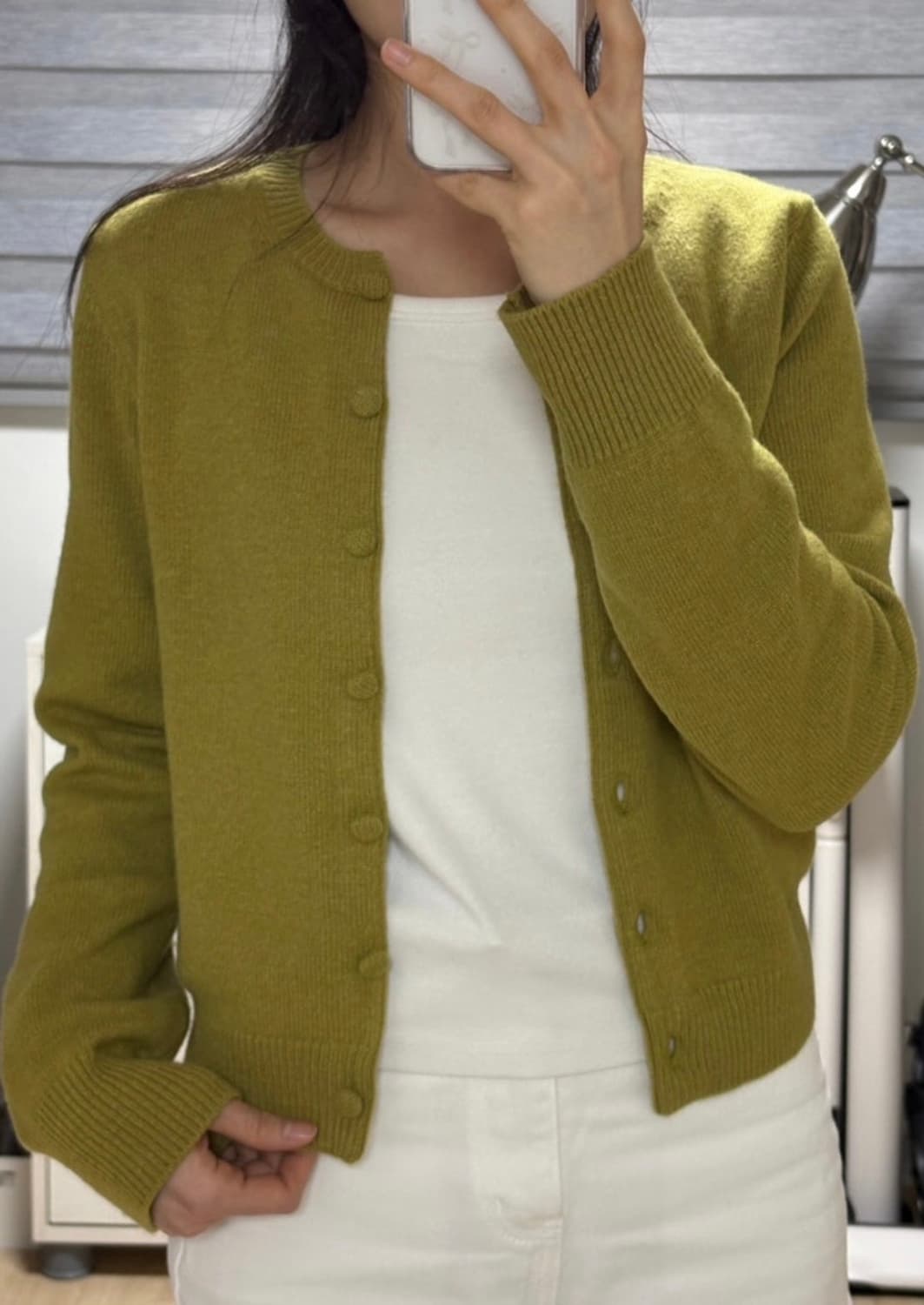 낫띵리튼 Diene round cardigan (Olive) 상품이미지8