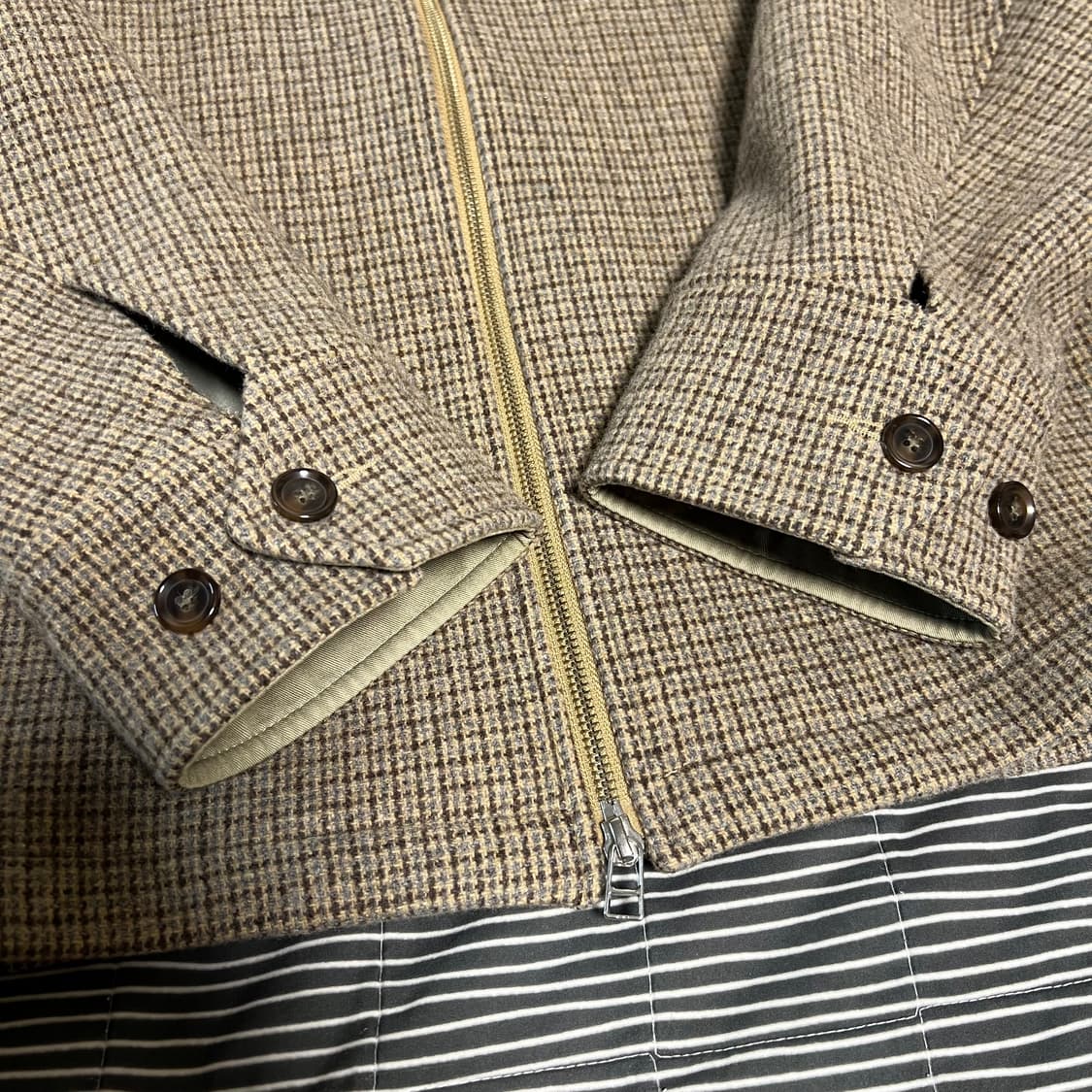 발루트(Ballute) 울 드리즐러 자켓 - 브라운체크 M 상품이미지4