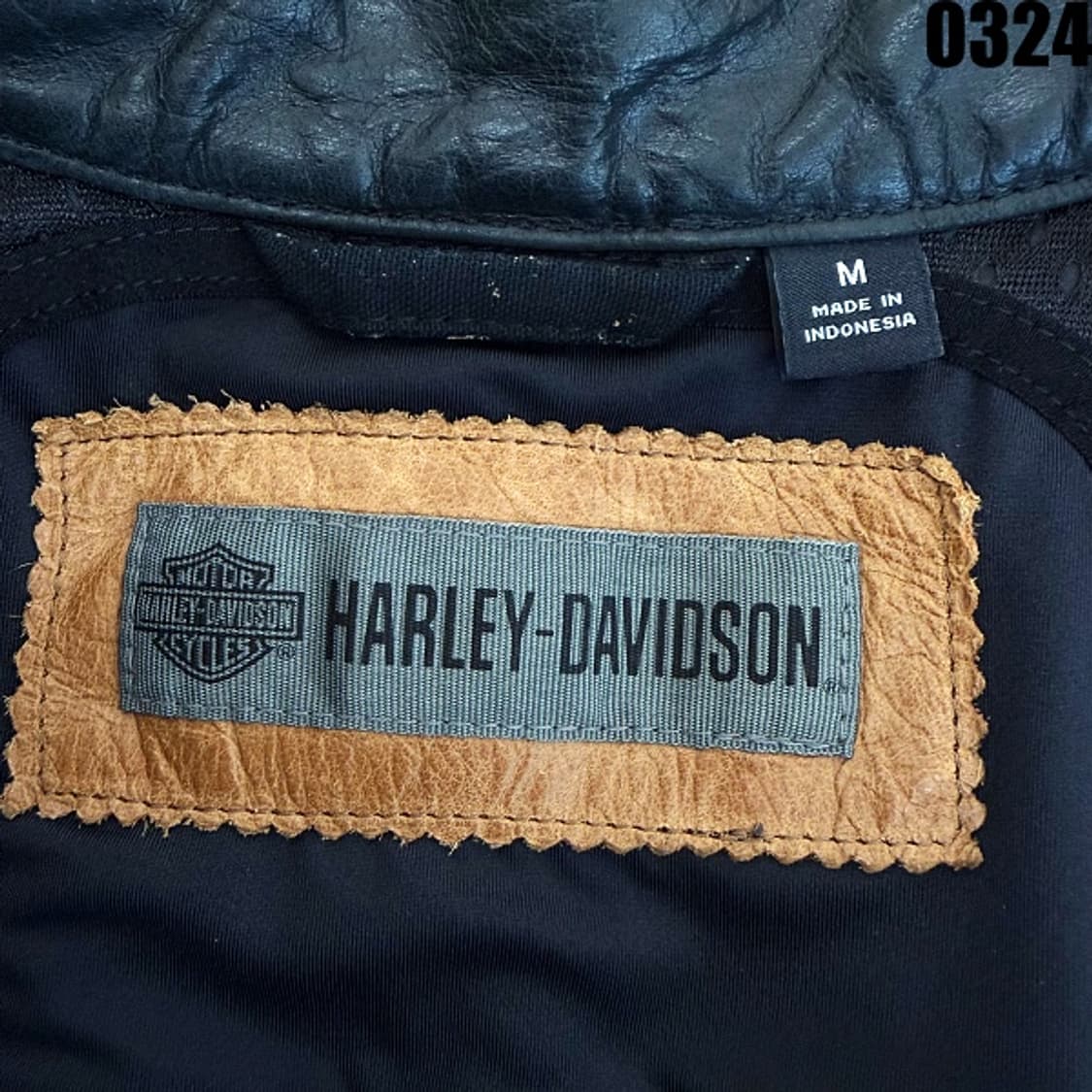 할리데이비슨 여성용 바이커 레더 자켓 M 0324 상품이미지5