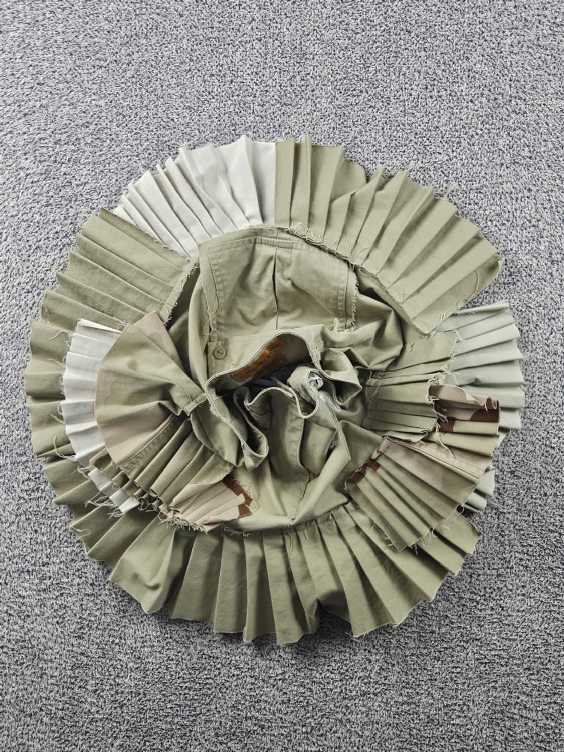 빈티지 리워크 리빌딩 커스텀 레이어 스커트 ( OS ) / 9028 상품이미지5