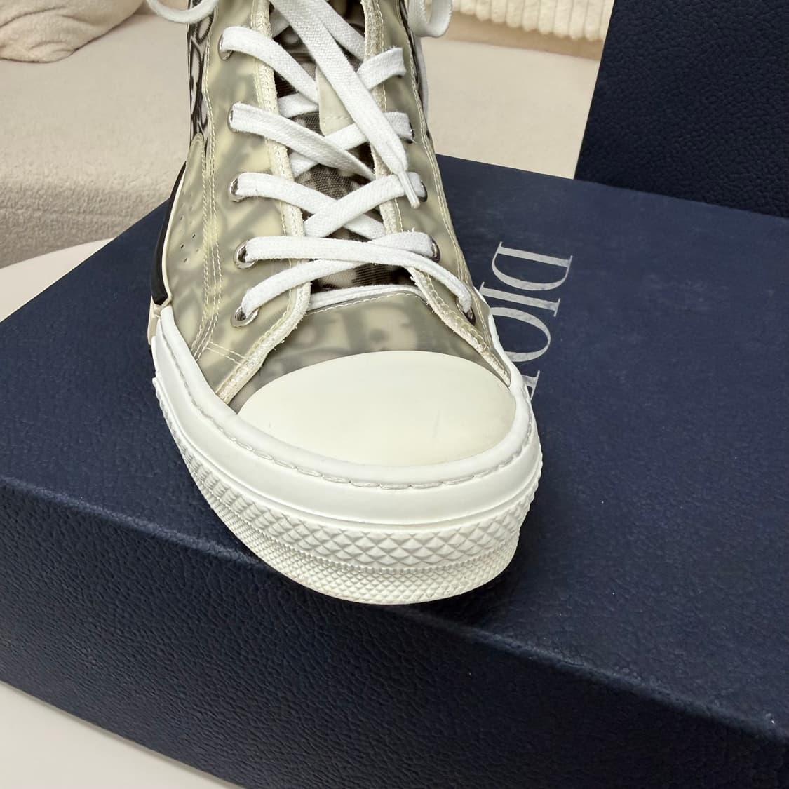 (당일출고) 디올 오블리크 하이탑 스니커즈 상품이미지2