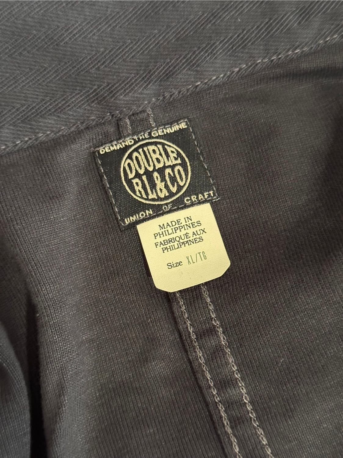 RRL 리페어드 저지 워크 자켓 상품이미지6