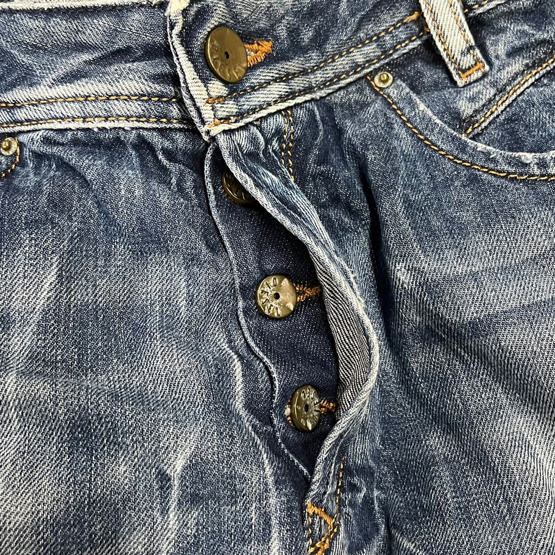 [정품/30] Diesel 디젤 데님 청바지 빈티지 워싱진 b14 상품이미지7