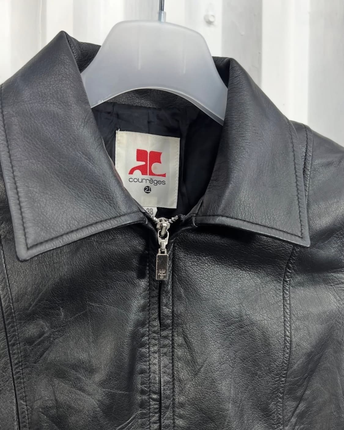 90s) Courreges cowhide 상품이미지5