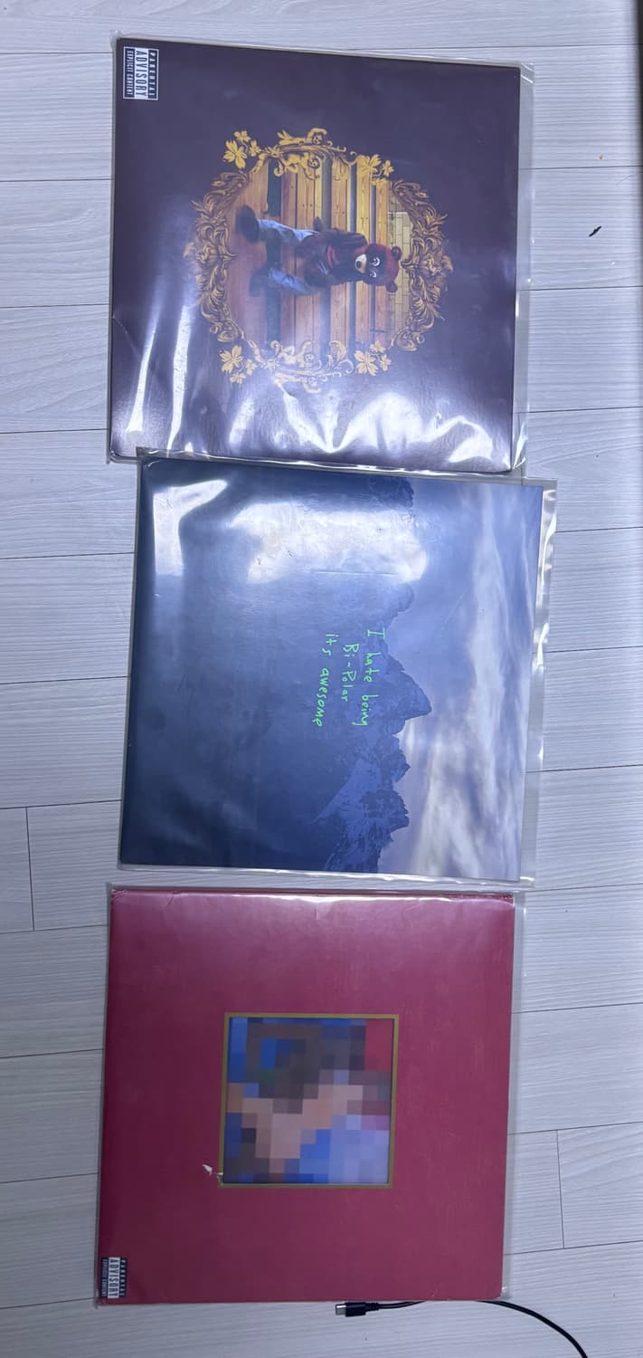 칸예 lp두장 상품이미지1