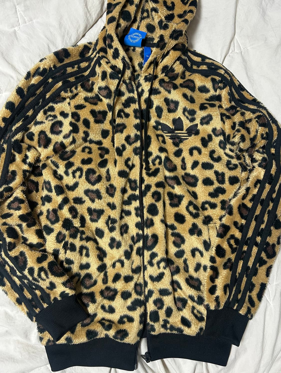 아디다스 호피 후리스 플리스 후드 집업 상품이미지3