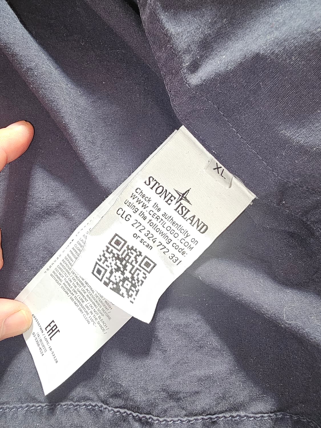 스톤아일랜드 네이비 남방 자켓 상품이미지6