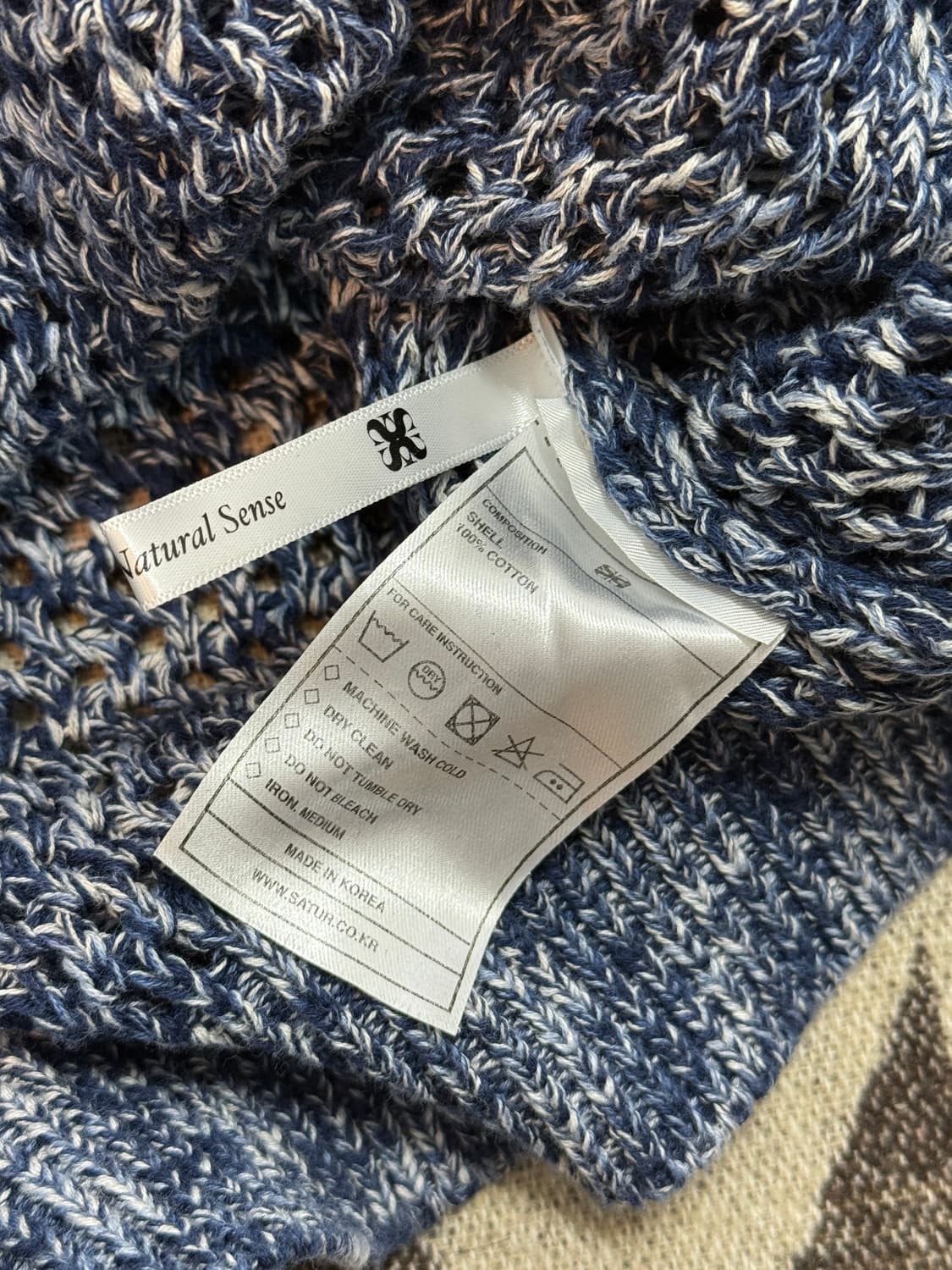 세터 이비자 시티 바캉스 내추럴 니트 네이비 상품이미지6