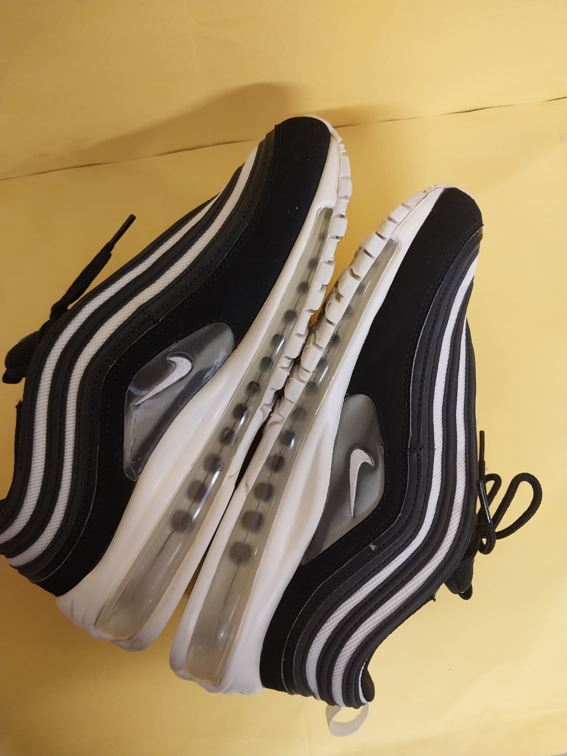 남성 나이키 에어맥스 97 블랙써밋화이트 운동화 (260)   상품이미지7