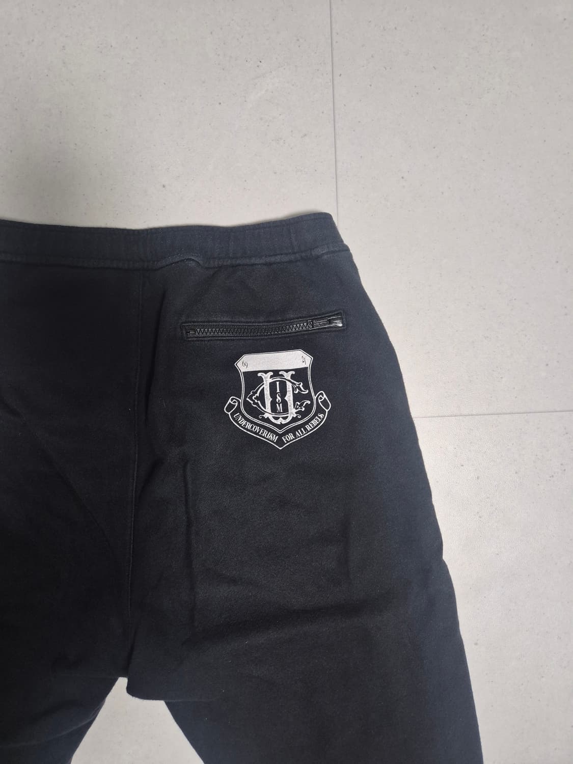 Undercoverism 블랙 나일론 캔버스 조거 팬츠 상품이미지6