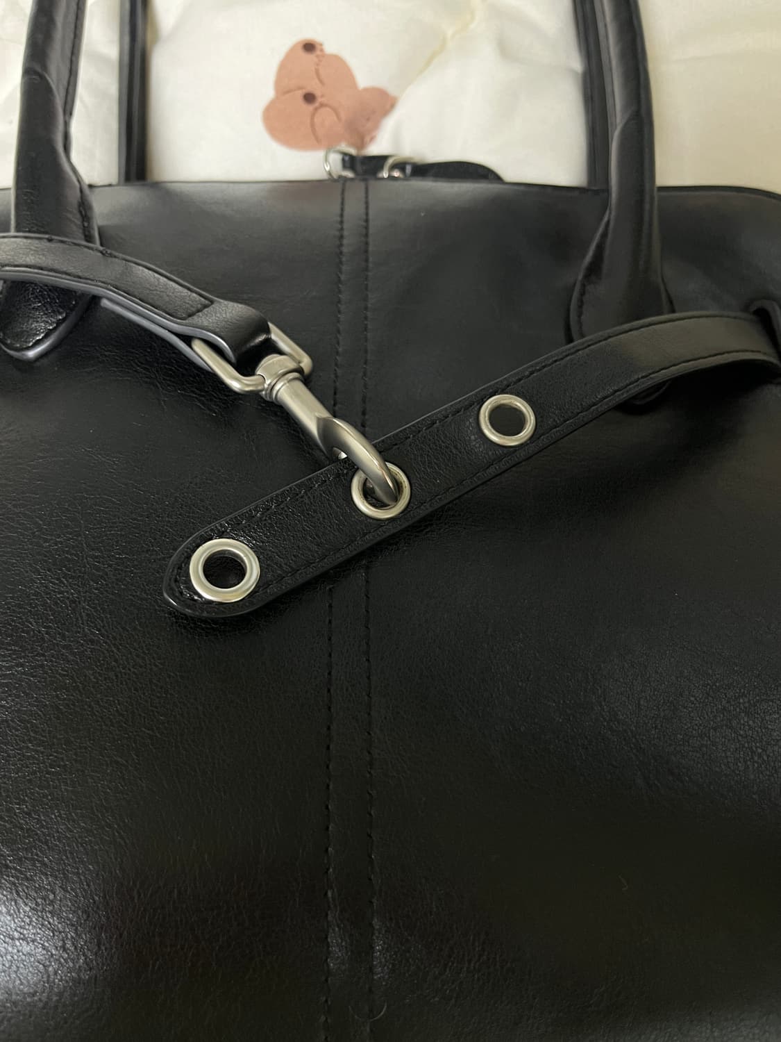 데누 노아백 팝니다! Denu NOA Black Silver 상품이미지7