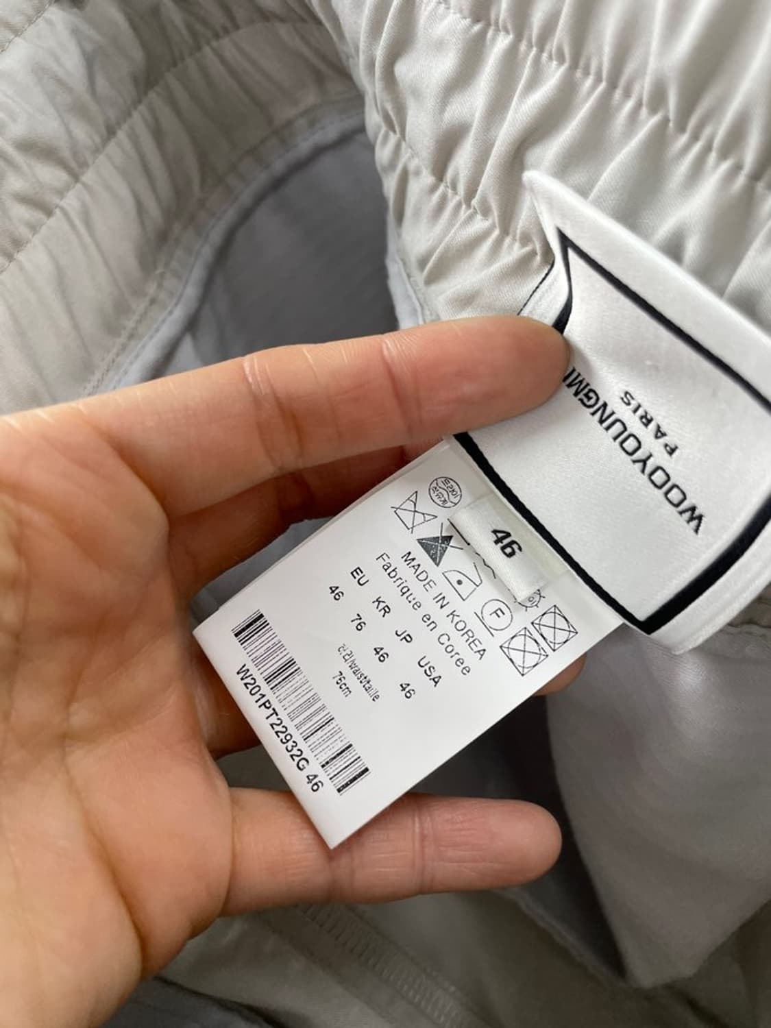 우영미 유틸리티 멀티 카고 조거 팬츠 연그레이 상품이미지8