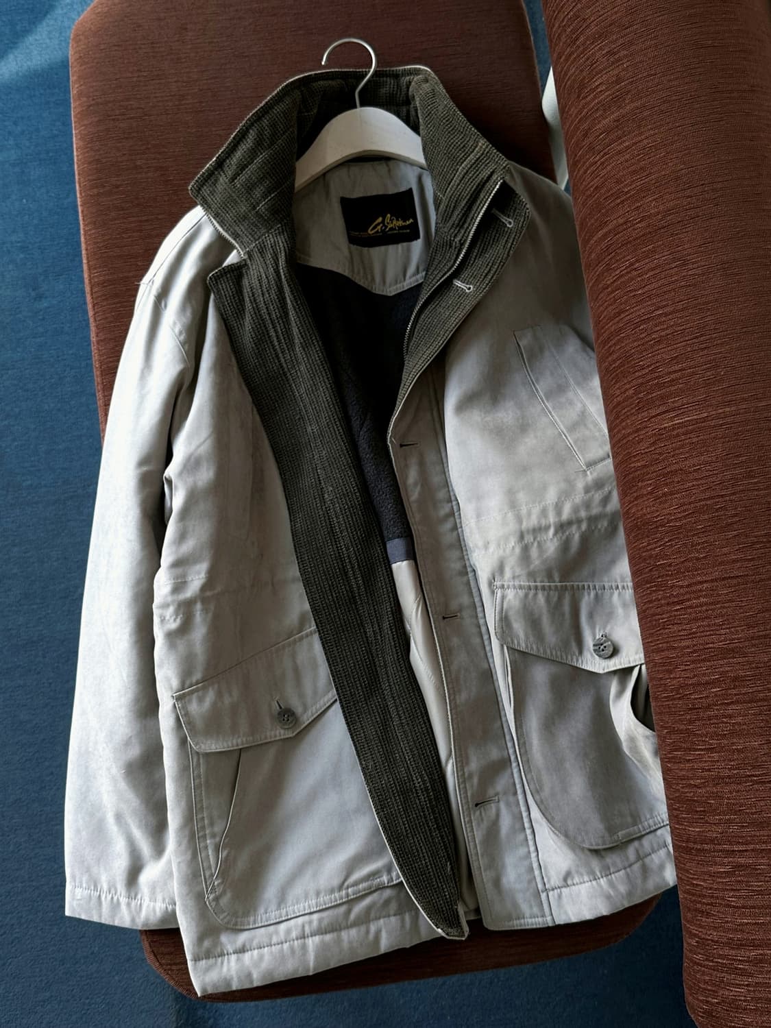 Stand collar padded mil mid coat 상품이미지2