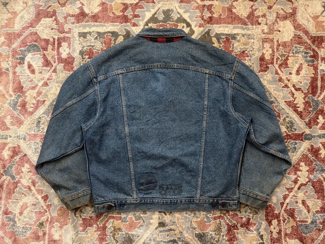 [리바이스] ‘91 USA 70417 버팔로 플란넬 데님 트러커 자켓 상품이미지6