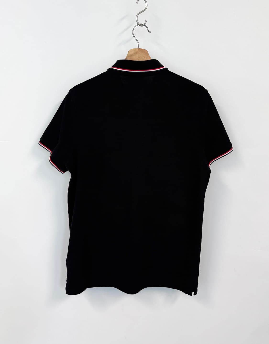 MONCLER 몽클레어 몽클레르 매장판 블랙 피케 반팔티셔츠 M 상품이미지3