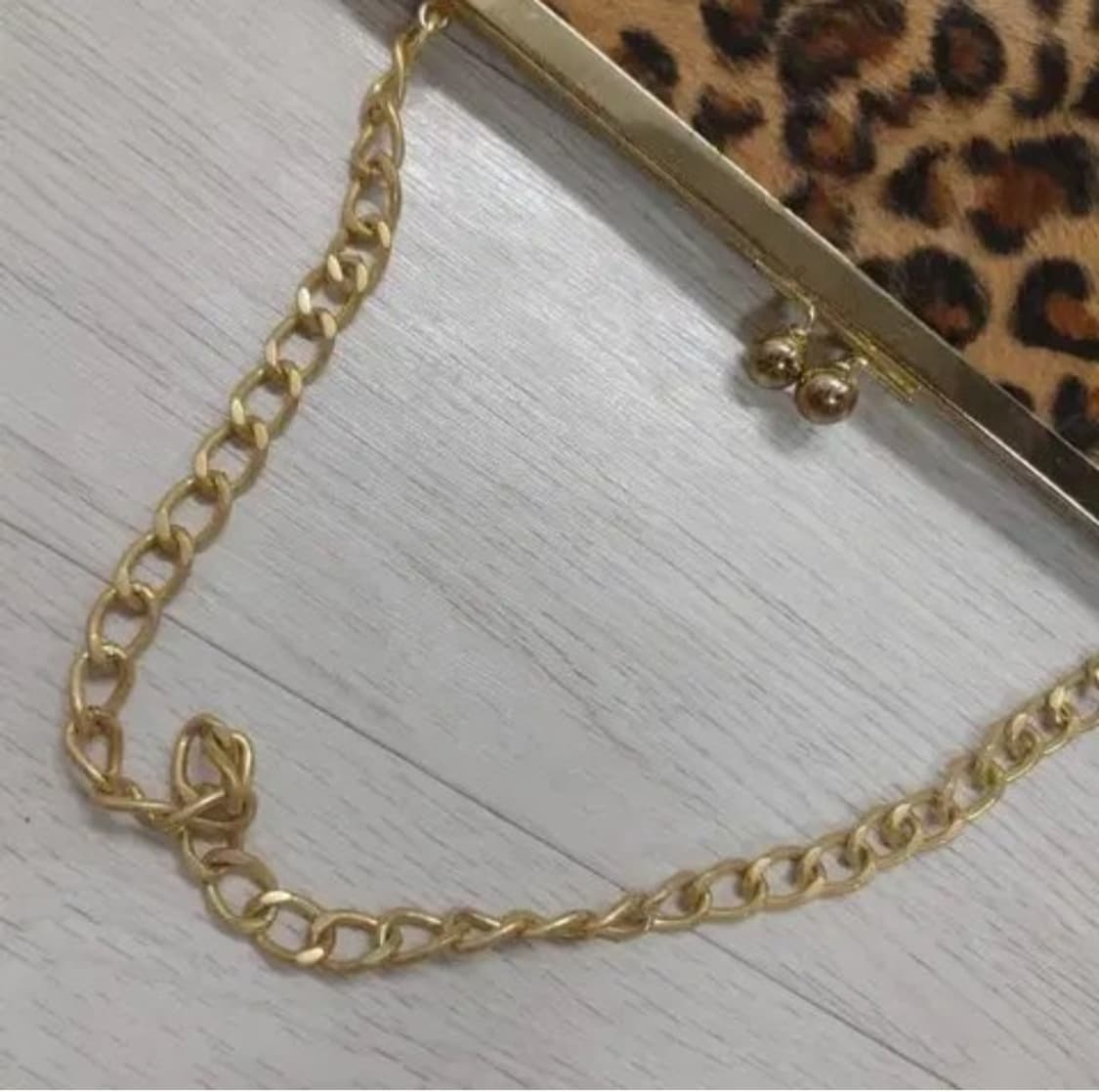 빈티지 호피 레오파드 클러치백 가방 달천대장y2k오네라떼갸루핀터깔헤이세이 상품이미지3