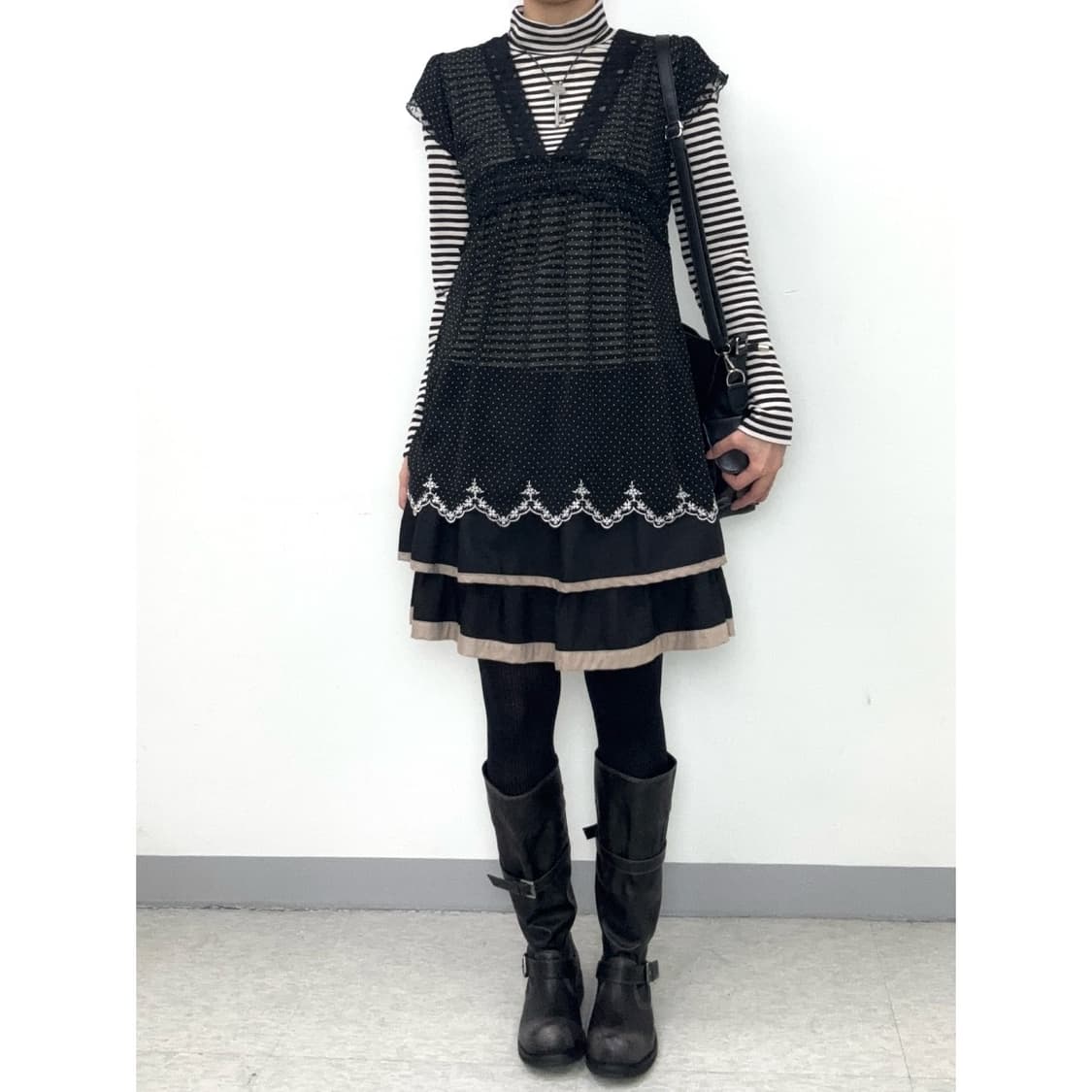 빈티지 블랙 캉캉 스커트 상품이미지8