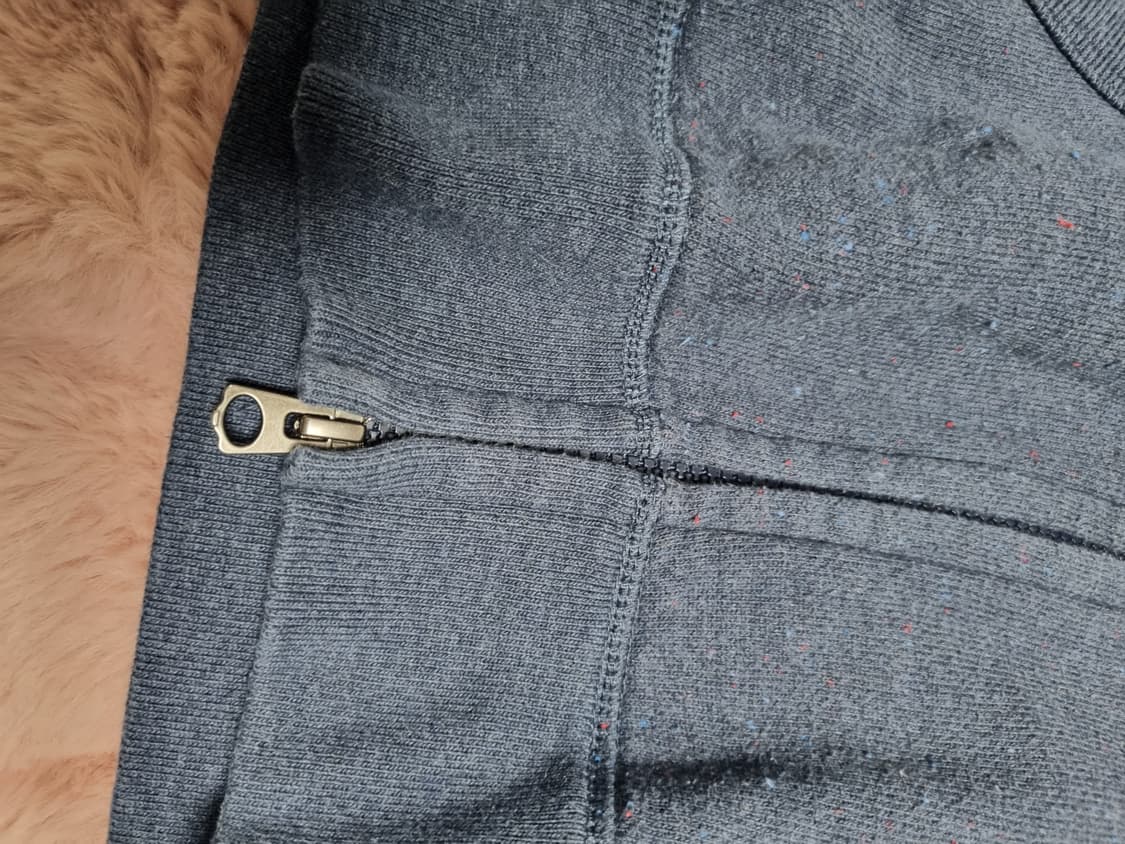 유니클로 투웨이 후드집업 네이비, 청록색 라지 일괄 판매 상품이미지3