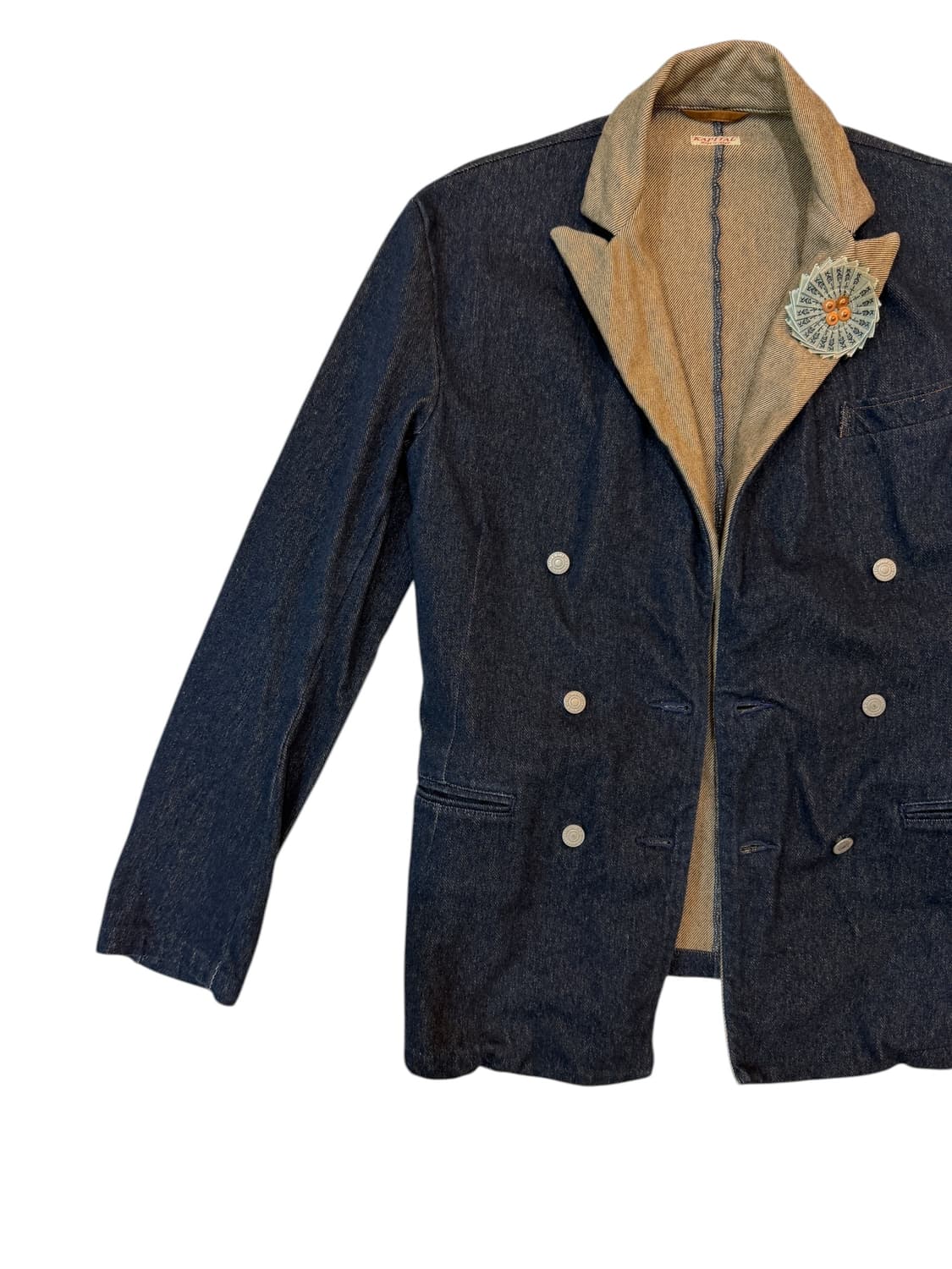 KAPITAL テーラードネイビーデニムブレザー 상품이미지2
