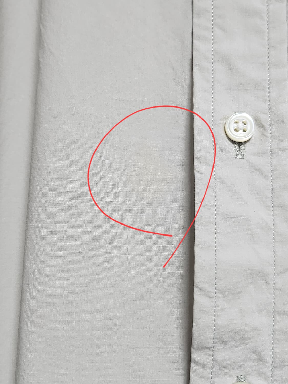 [L] 유니온블루 에디터 셔츠 그레이 상품이미지2