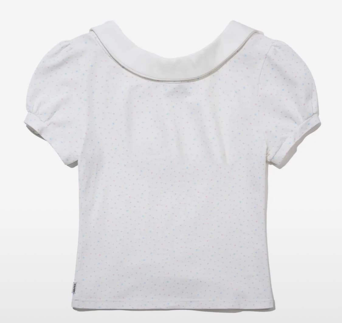 유희 PUFF SLEEVE PK OFF-SHOULDER T-SHIRTS_ 상품이미지2