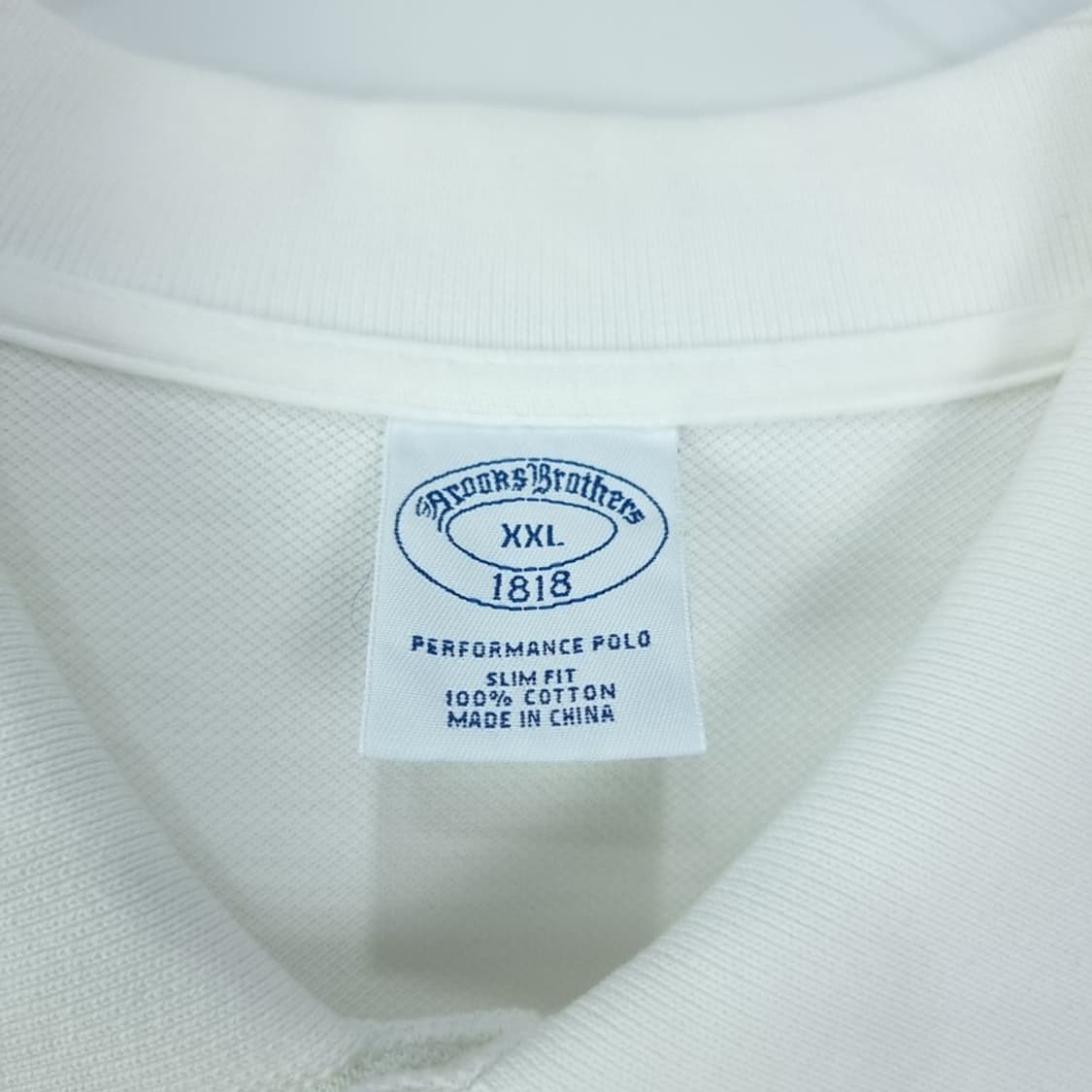 [브룩스브라더스] 로고 자수 카라티 화이트 M20260 상품이미지7