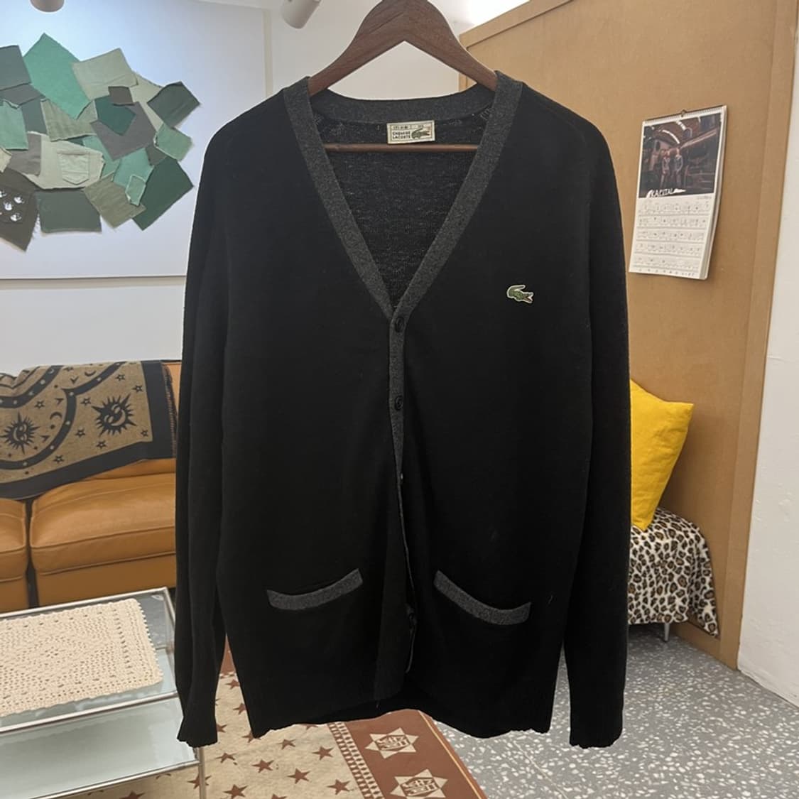 라코스테 서광 빈티지 모던 캐주얼 울 가디건 105 C10336 상품이미지3