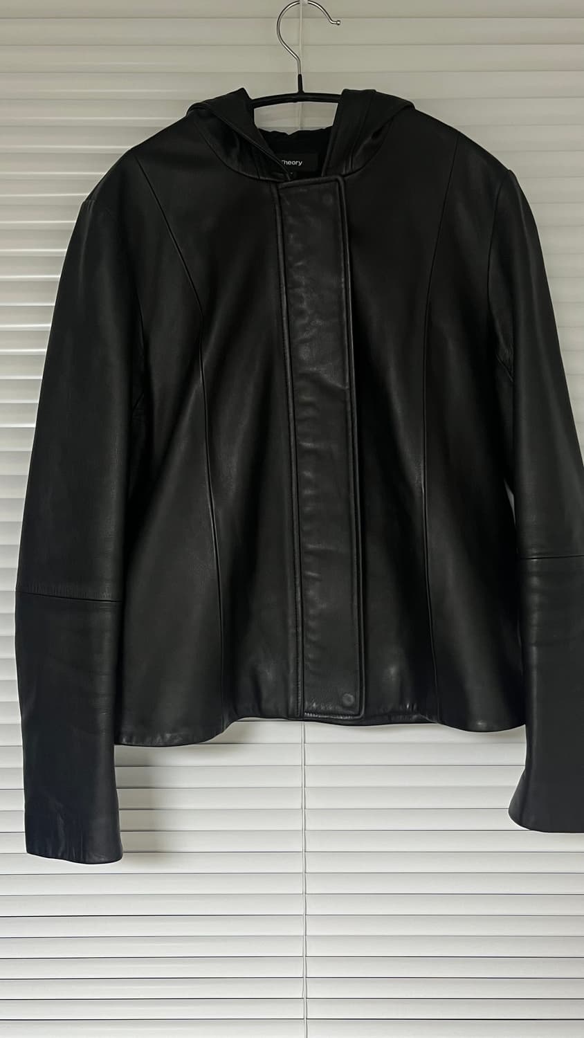 theory leather hoodie 상품이미지5