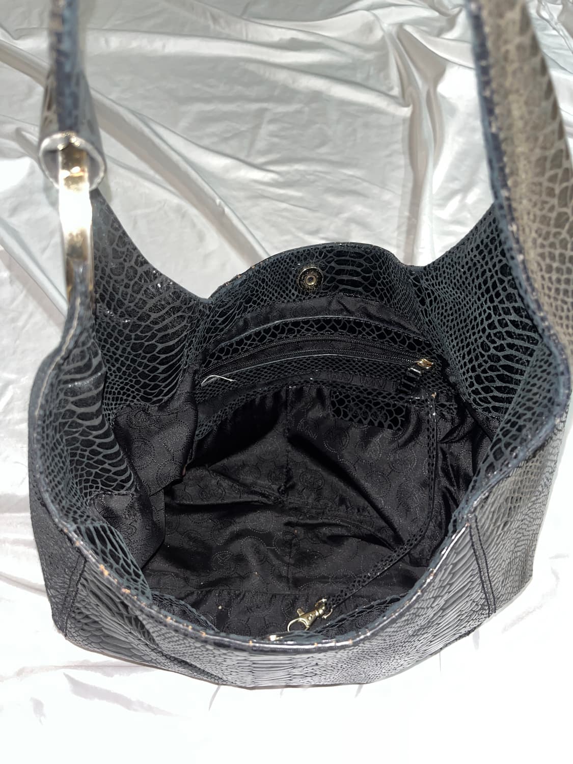 마이클 코어스 파이톤 뱀 레더 가죽 숄더백 호보백 상품이미지3