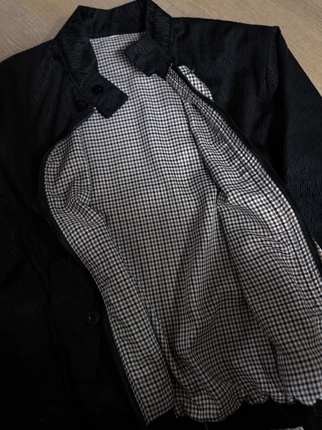 빈티지 체크 자켓 상품이미지2