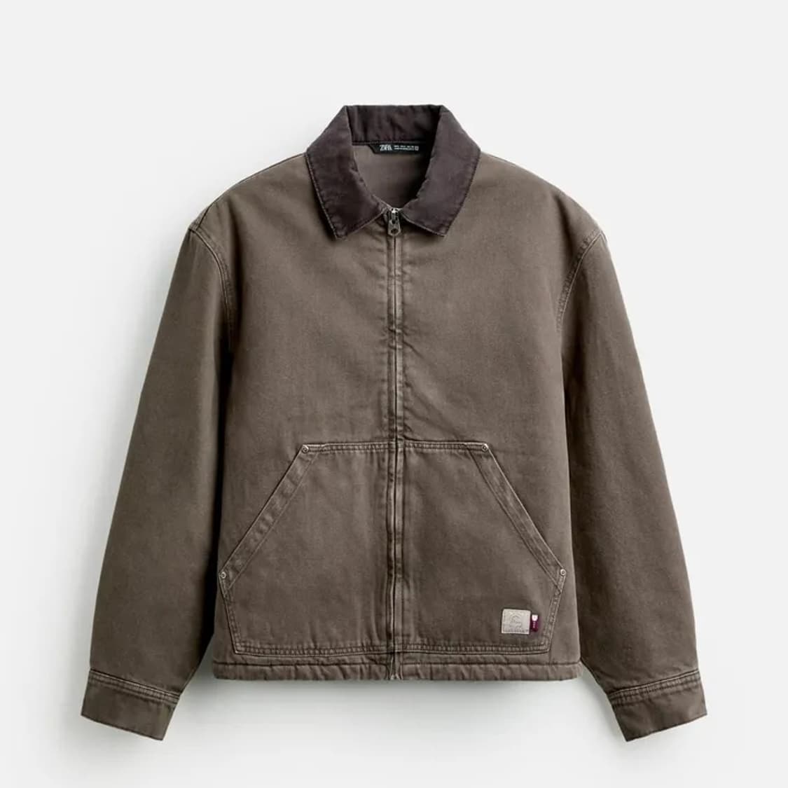 자라 콘트라스트 워크 자켓 L사이즈 상품이미지1