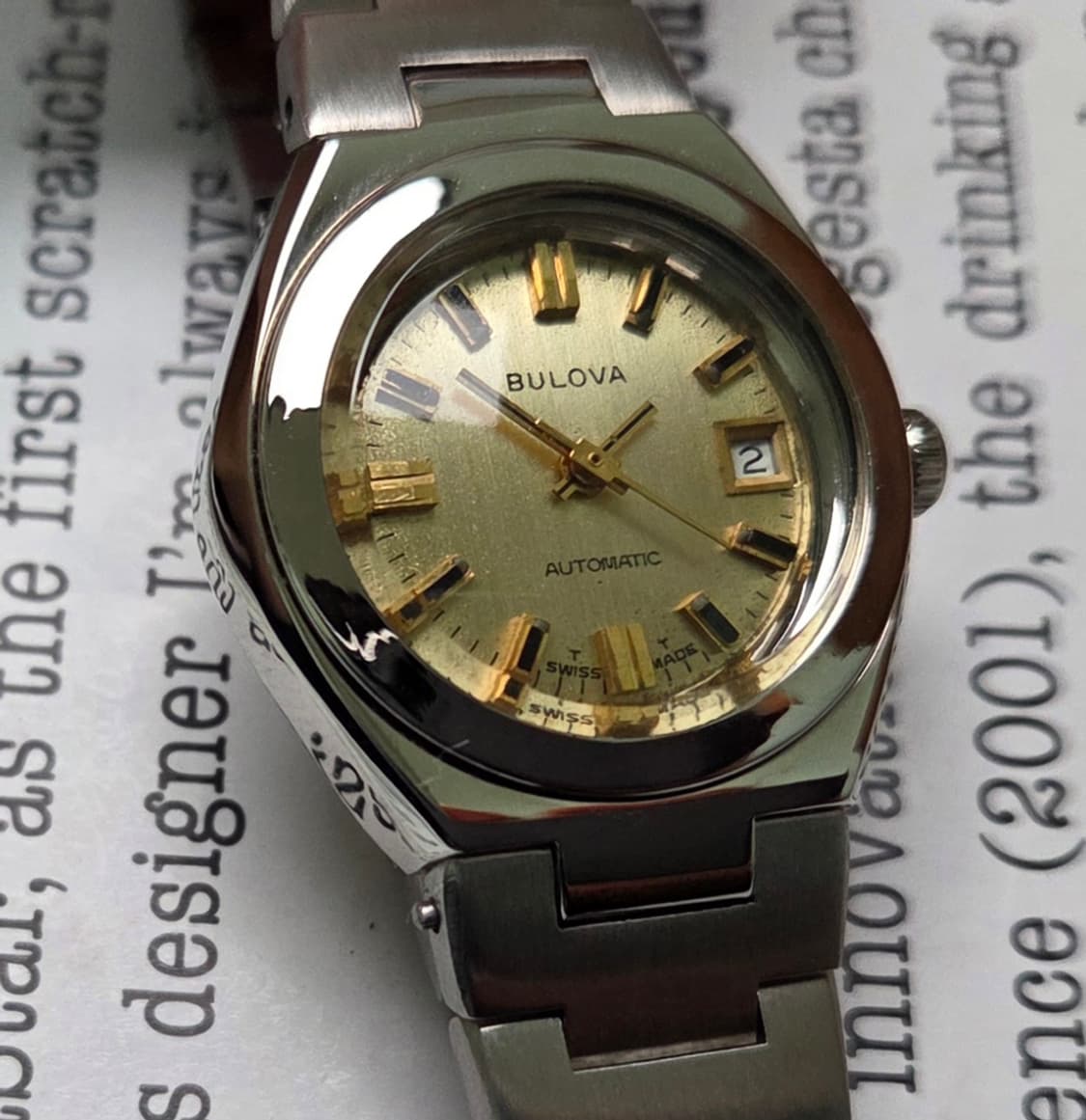 빈티지 부로바 샴골판 와이드보이 인덱스 뻐뻐시 브레이슬릿 여성용    
 상품이미지1