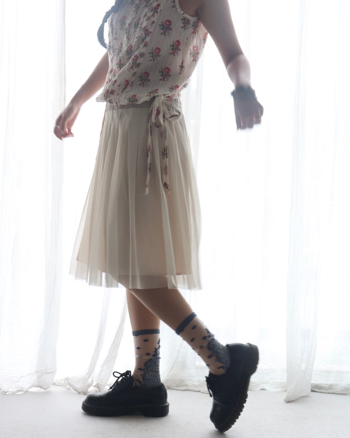 [Ray Beams] Ribbon Tulle Skirt 상품이미지2