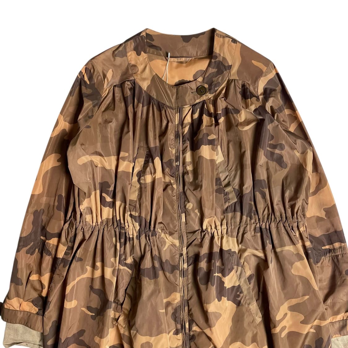 Ruzzo 셔링 밀리터리 나일론 코트 (italy)   상품이미지2