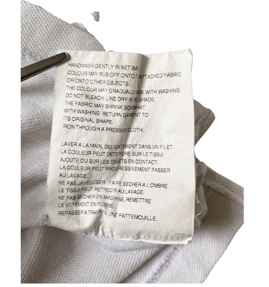 꼼데가르송 카라 1/2 티셔츠 (Woman XL) 상품이미지10