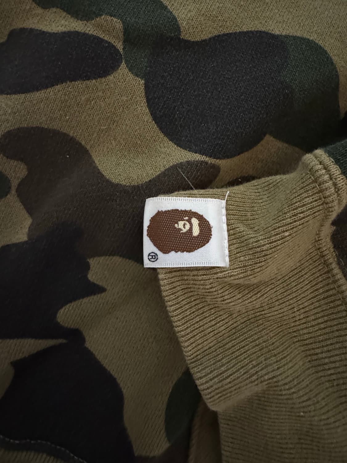 베이프 1st 카모 풀집업 후디 m size 상품이미지4