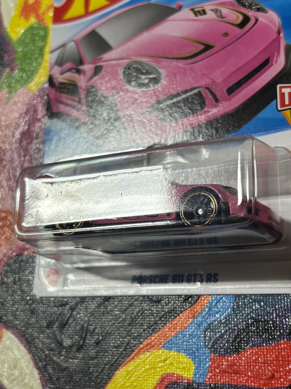 미개봉) 포르쉐 911 gt3 rs 다이캐스트 인테리어 소품 핫휠 상품이미지4