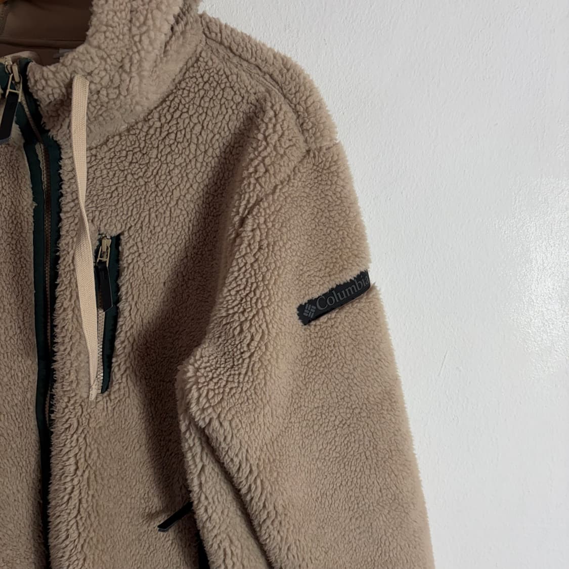 Columbia 그레이트 워크 커널 플리스 후드자켓 베이지(L) 상품이미지5