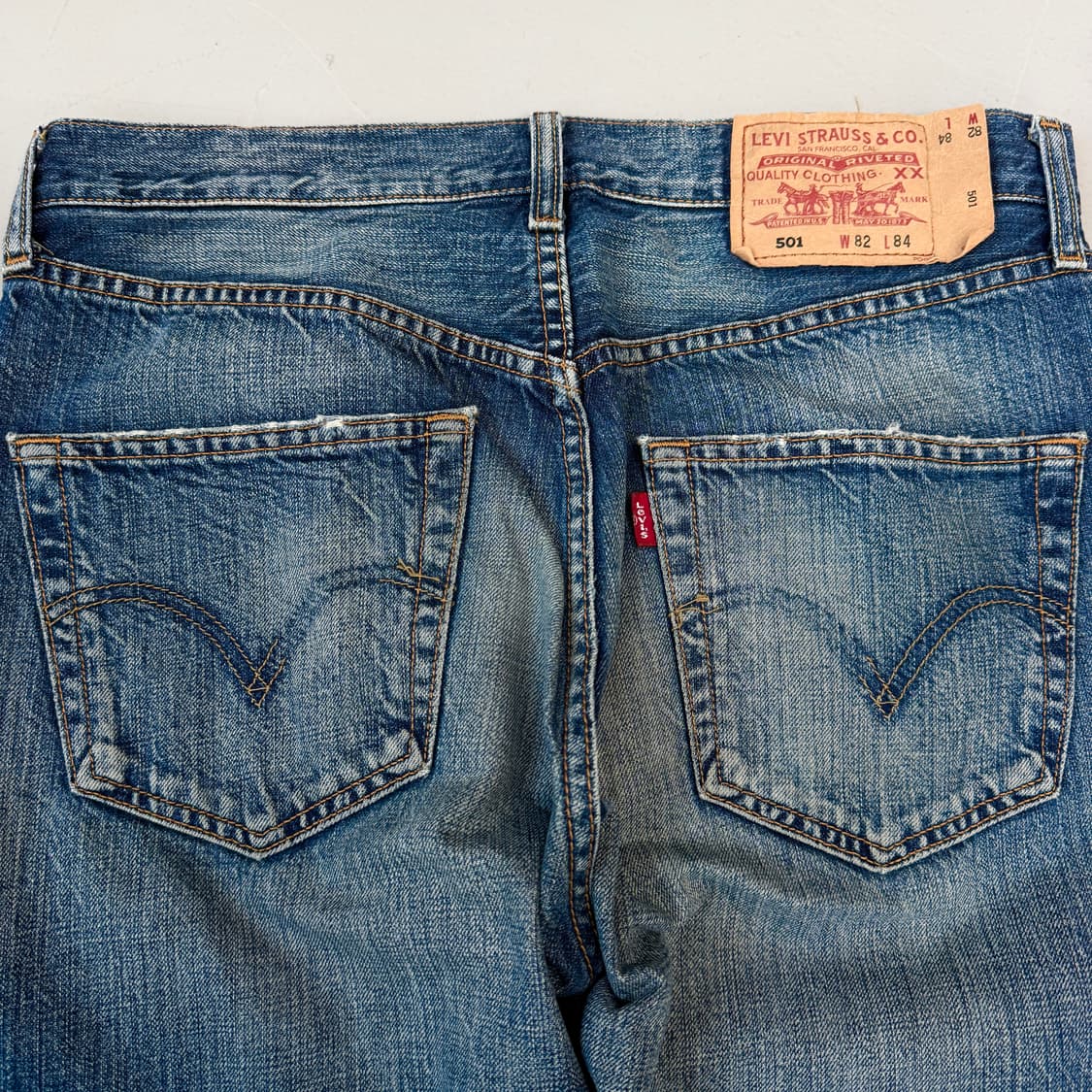 리바이스 501 워싱 데님팬츠 상품이미지7