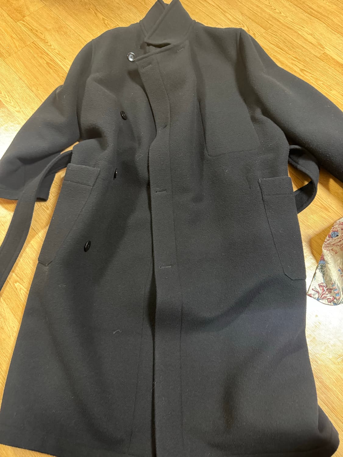 르메르 23fw 랩코트 블랙 S 상품이미지2