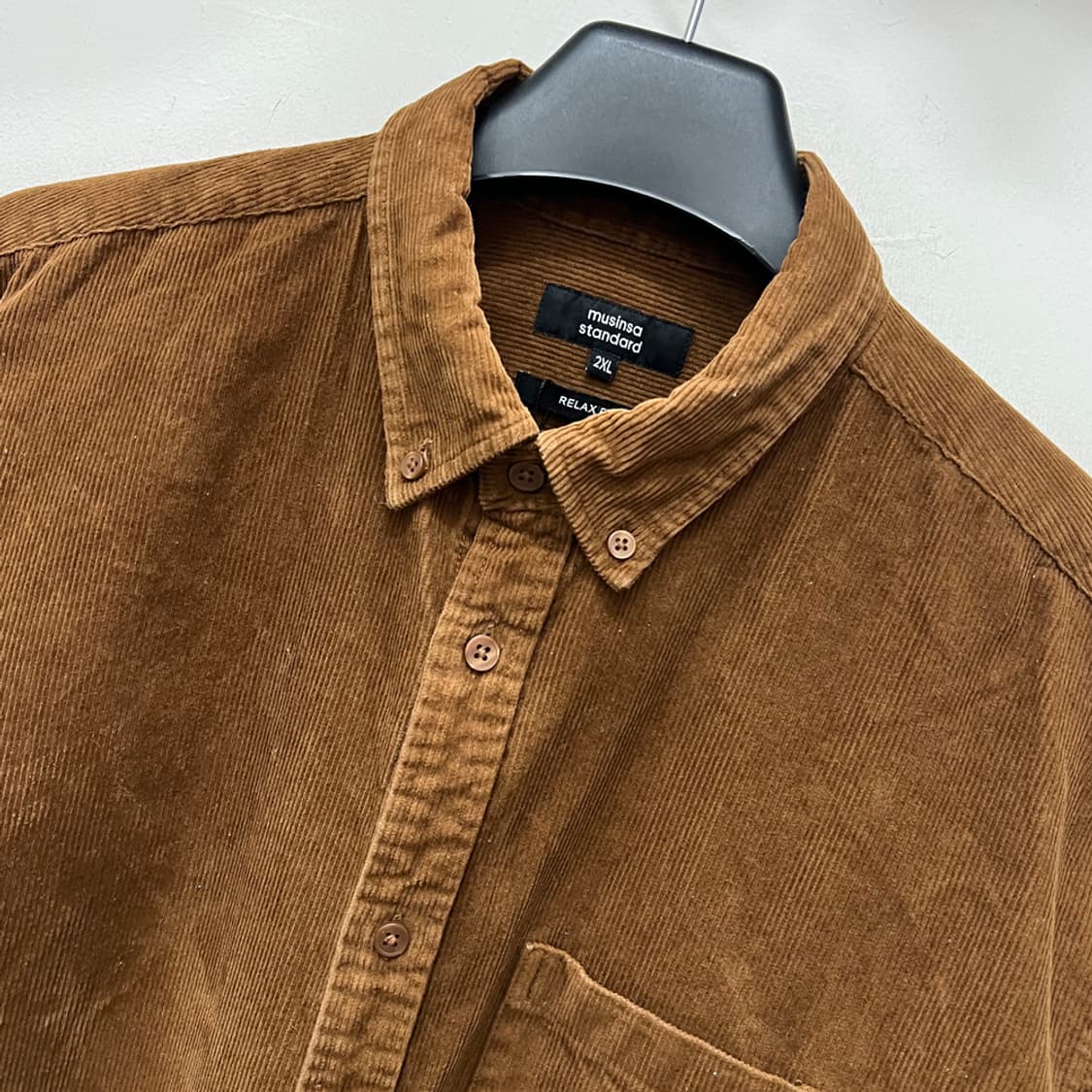 무신사 스탠다드 릴렉스핏 코듀로이 셔츠 남방 2XL 상품이미지3