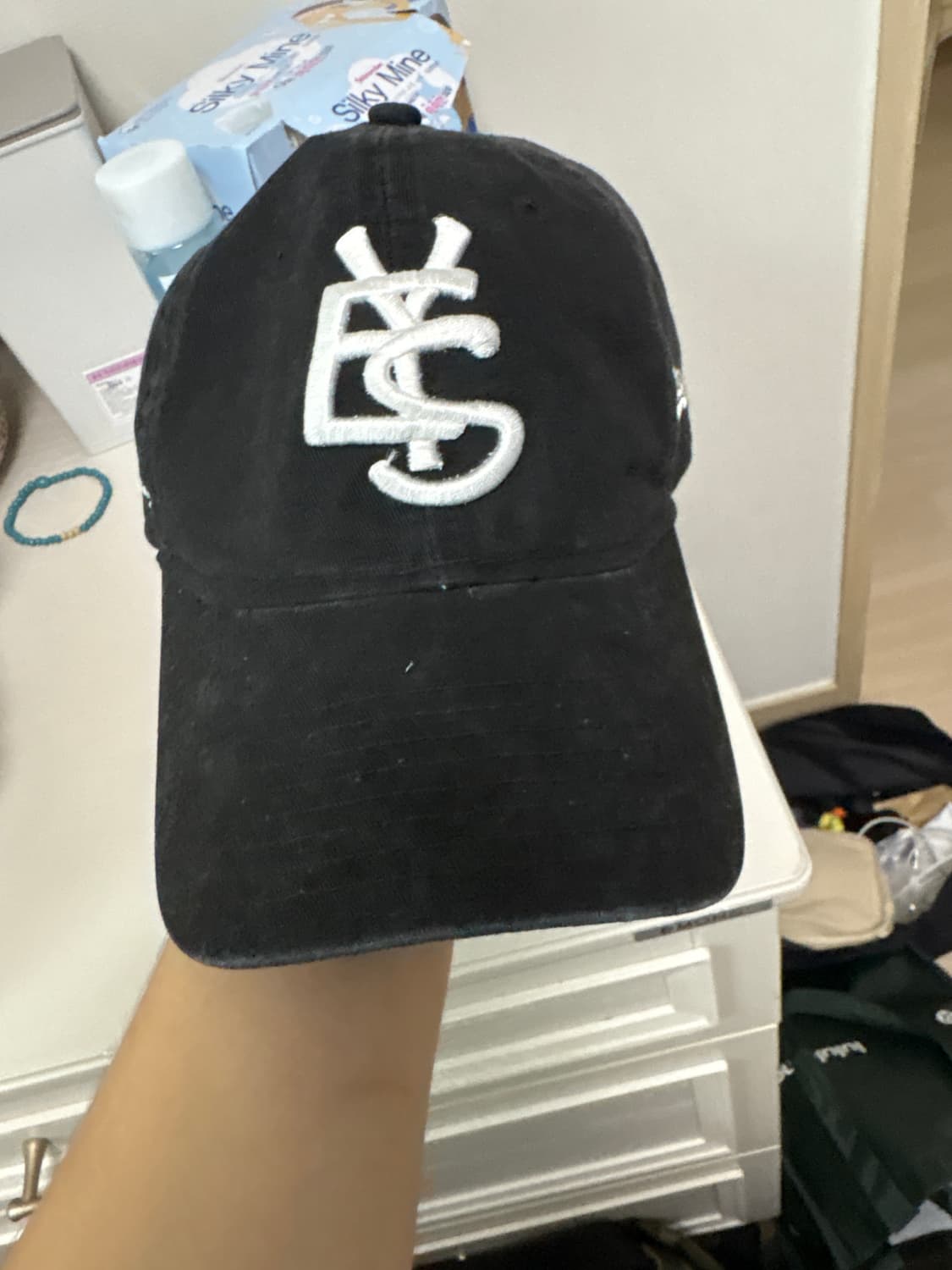 뉴에라 x 예스아이시 볼캡 블랙 상품이미지3
